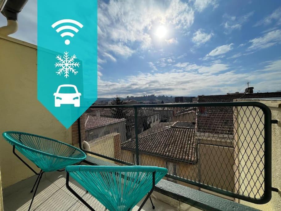 Duplex 70M2 - Vue Cite Medievale - Parking Gratuit قرقشونه المظهر الخارجي الصورة