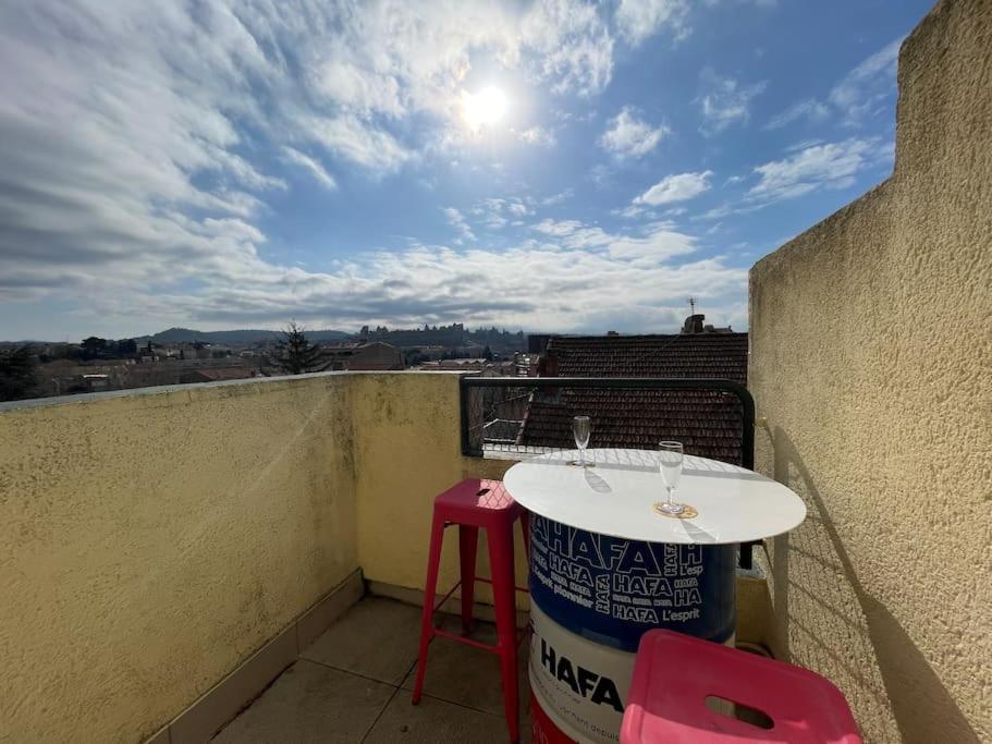 Duplex 70M2 - Vue Cite Medievale - Parking Gratuit قرقشونه المظهر الخارجي الصورة